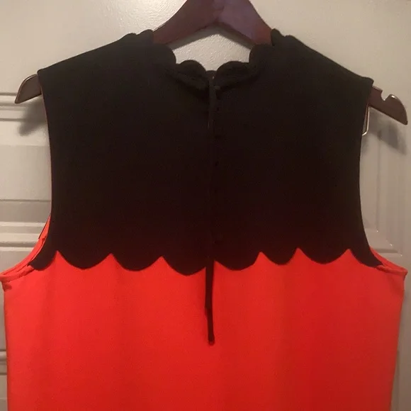 Victoria Beckham for Target Black and Orange Dress| Sz L - Picture 10 of 13